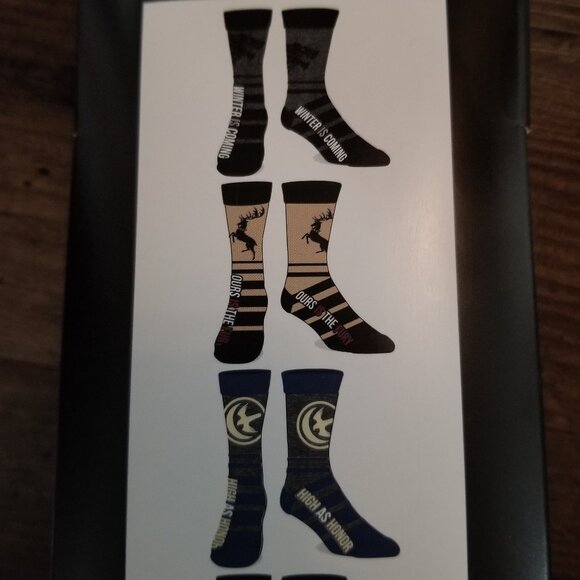 Game of Thrones 6 pack Crew Socks - Picture 3 of 6